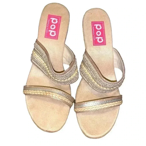 POP Stella Embellished Wedge heels - Picture 3 of 3